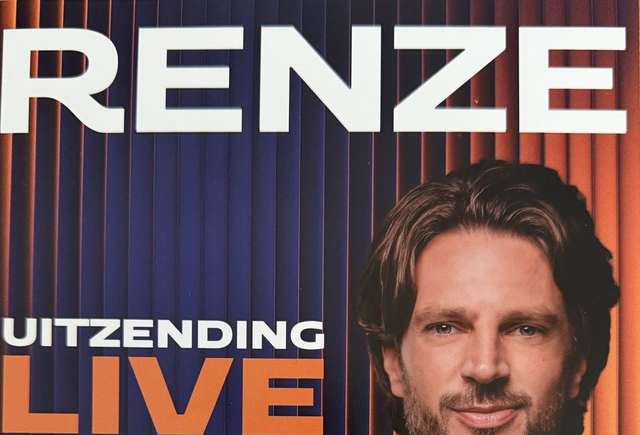 Presentator Renze Klamer van de RTL-talkshow RENZE